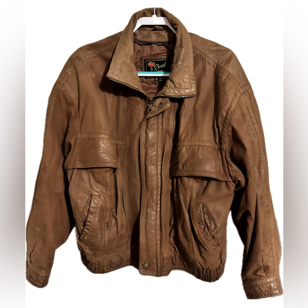 Vintage Reed Sportswear Leather Jacket Style:15332 RN:21528
